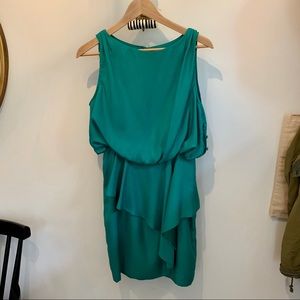 Ali Ro silky green cocktail dress